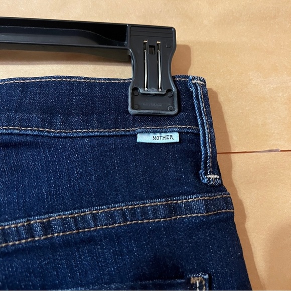 Mother | The Insider Crop Step Fray Off Limits Jeans High Rise Flare Size 25 - Picture 13 of 14